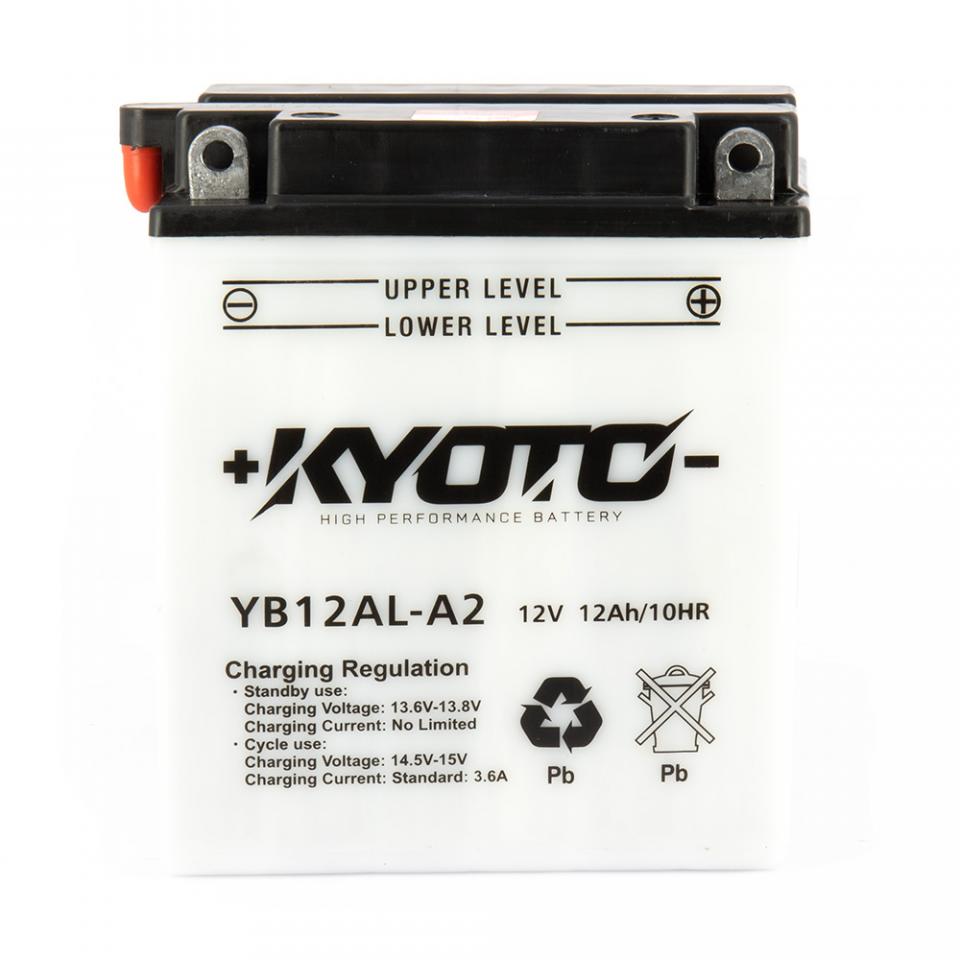 Batterie Kyoto pour Scooter Aprilia 300 Leonardo 2005 à 2006 YB12AL-A2 / 12V 12Ah Neuf en destockage