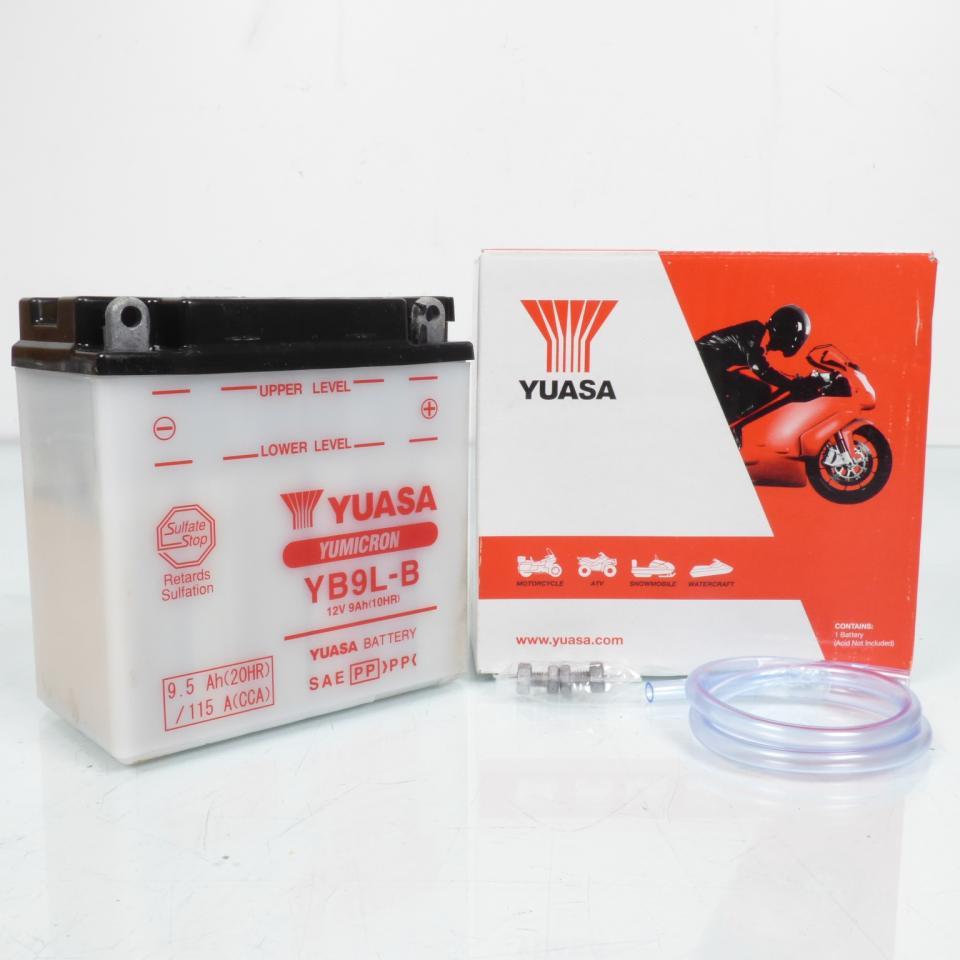 Batterie Yuasa pour Moto MZ 660 Skorpion Sport/Cup 1995 à 2001 YB9L-B / 12V 9.5Ah Neuf