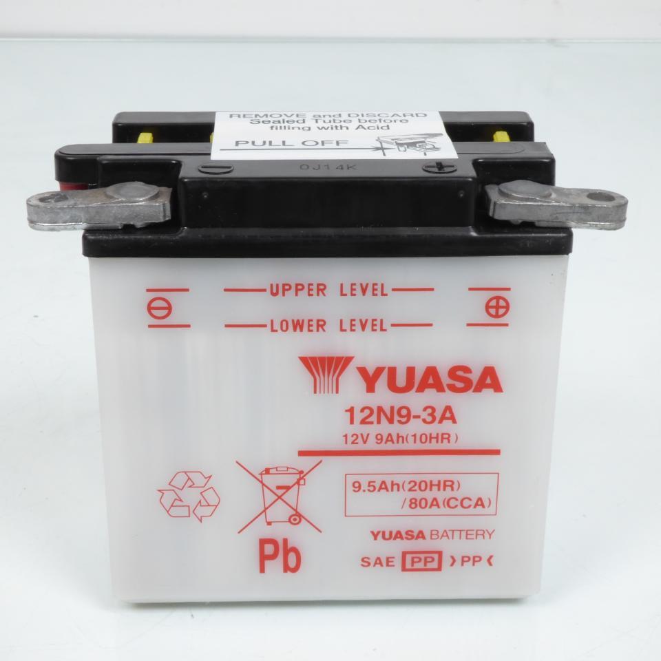 Batterie Yuasa pour moto scooter quad 12N9-3A 12V 9Ah Neuf