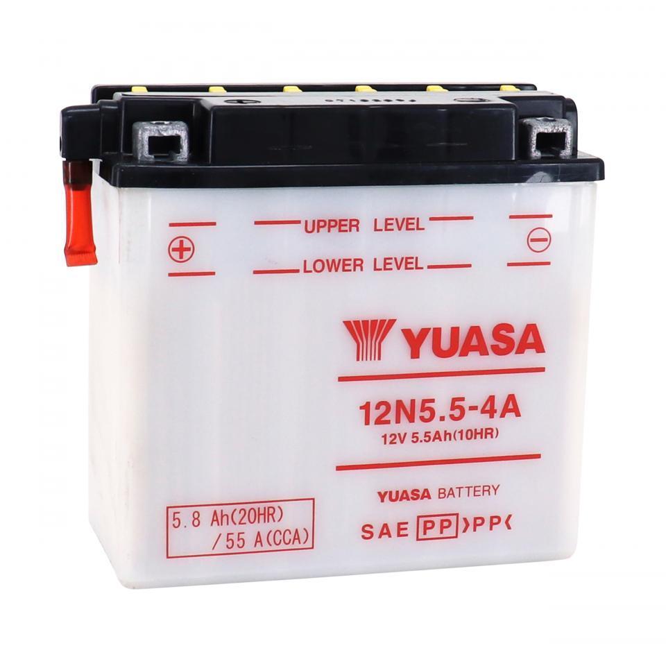 Batterie Yuasa pour Moto Yamaha 125 WR R 2009 à 2018 12N5.5-4A Neuf