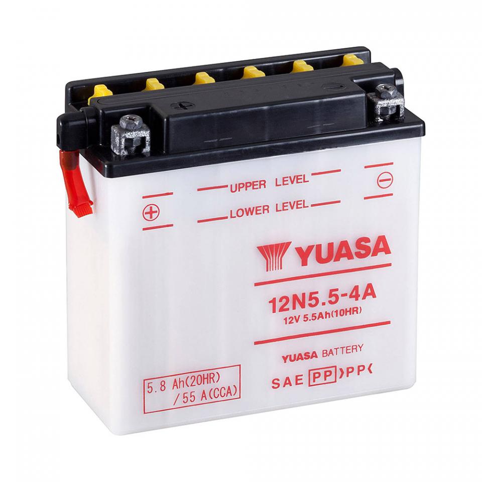 Batterie Yuasa pour Auto Yamaha 125 Après 2015 12N5.5-4A / 12V 5.8Ah Neuf