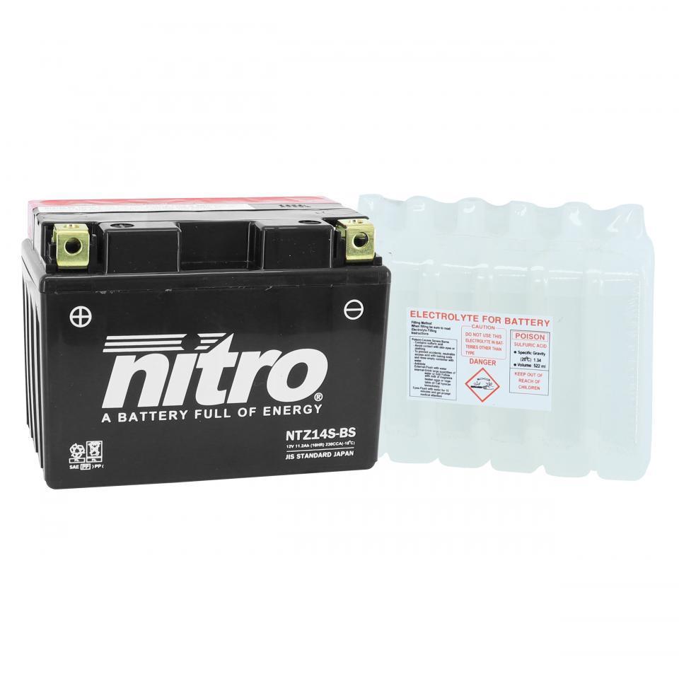 Batterie Nitro pour Moto Honda 1100 Vt C Shadow 1985 à 2000 Neuf