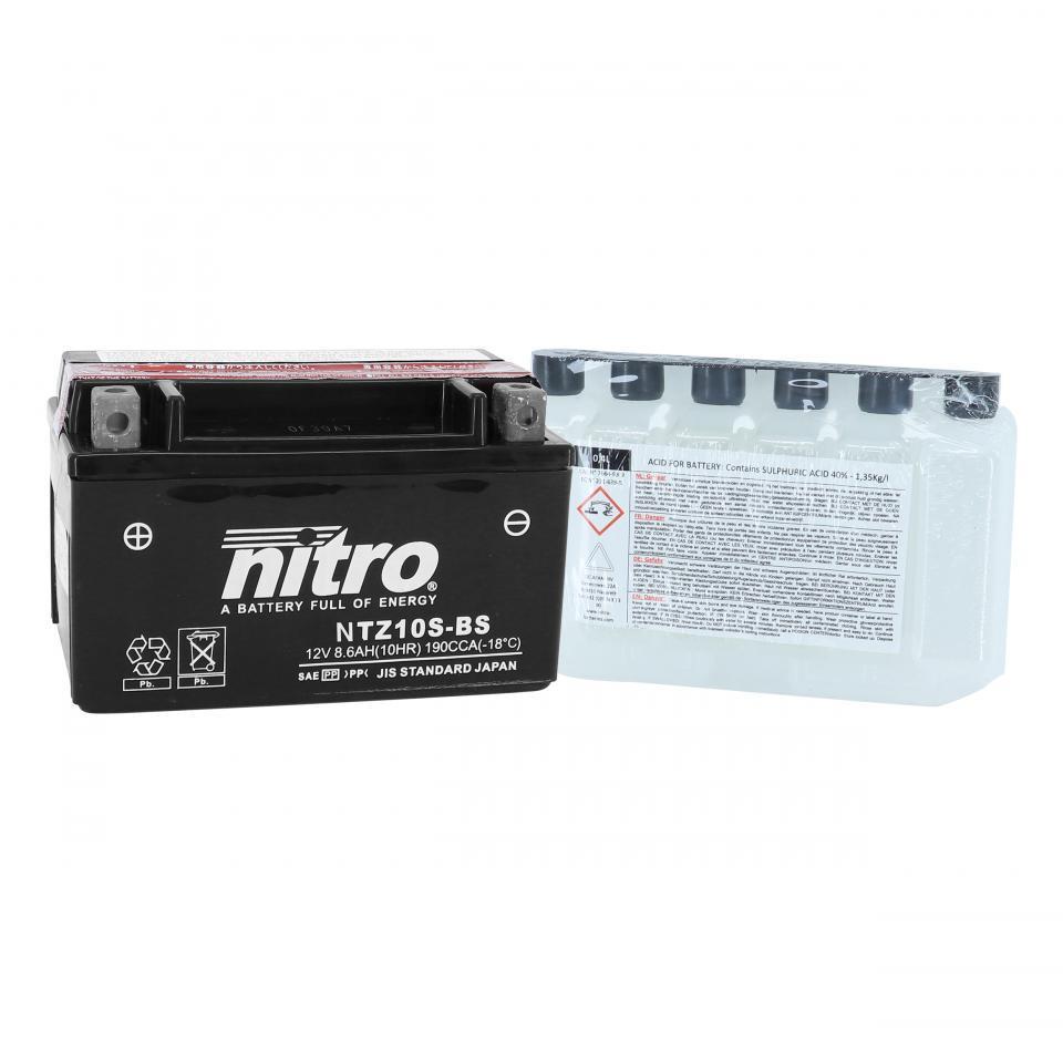 Batterie Nitro pour Moto Honda 600 Vt C Shadow 2004 à 2007 Neuf