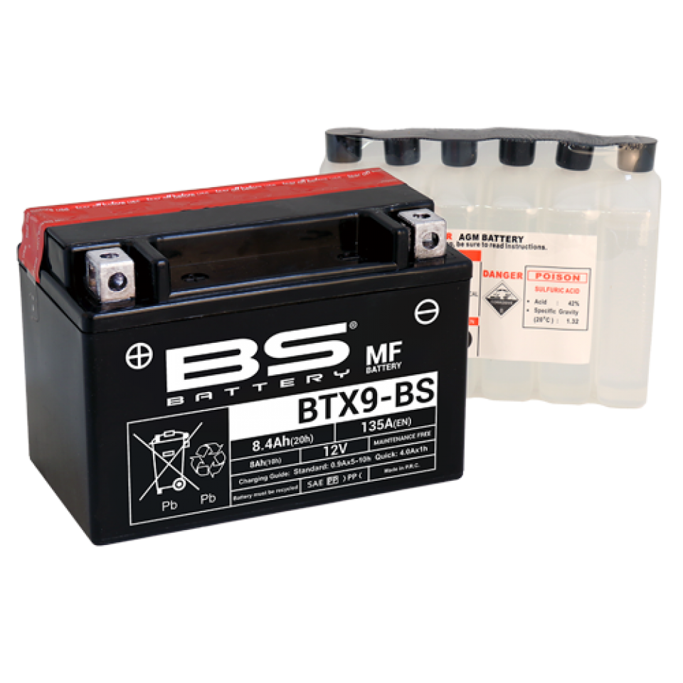 Batterie BS Battery pour Scooter Sym 200 Hd Evo Euro2 2005 à 2006 Neuf