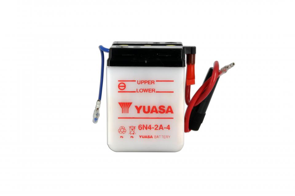 Batterie Yuasa pour Moto Honda 500 Xl Sb 1981 6N4-2A-4 / 6V 4Ah Neuf en destockage