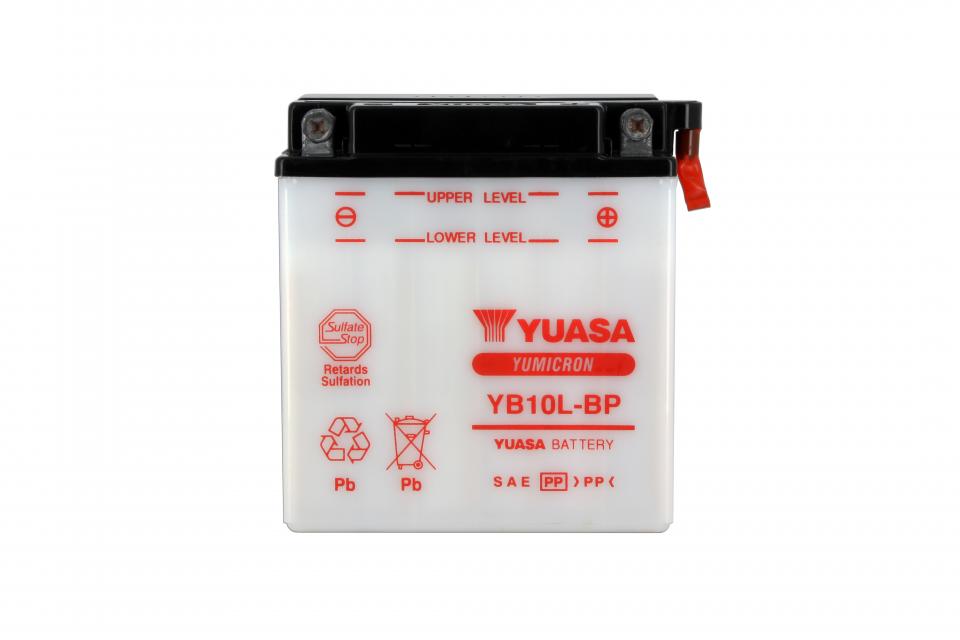 Batterie Yuasa pour Scooter Piaggio 125 Liberty S 2006 à 2008 YB10L-BP / 12V 11Ah Neuf