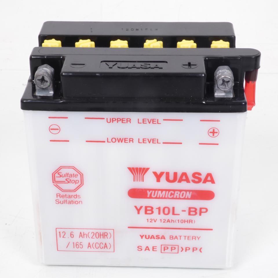 Batterie Yuasa pour Scooter Piaggio 200 Gt L Granturismo Grimeca 2003 à 2008 YB10L-BP / 12V 11Ah Neuf