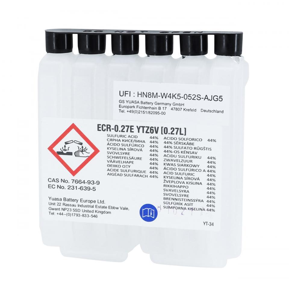 Batterie Yuasa pour Moto Yamaha 125 LTS C-D Elight 2017 à 2022 Neuf