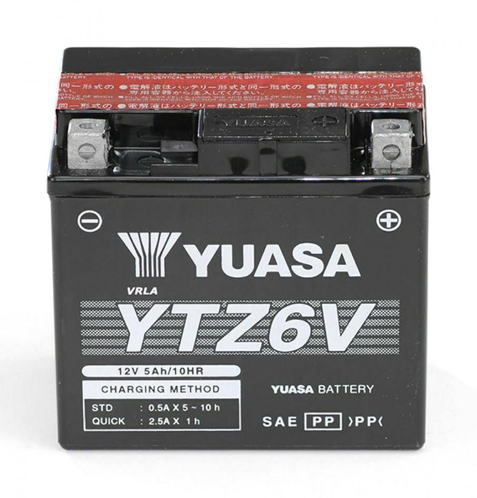 Batterie Yuasa pour Moto Yamaha 125 LTS C-D Elight 2017 à 2022 Neuf