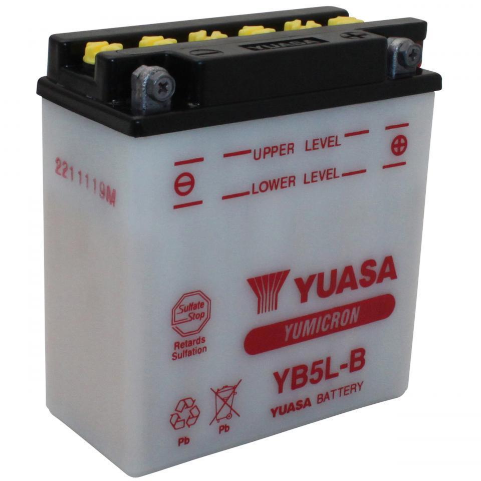 Batterie Yuasa pour Scooter Honda 125 Nh Lead 1983 à 1988 YB5L-B / 12V 5Ah Neuf