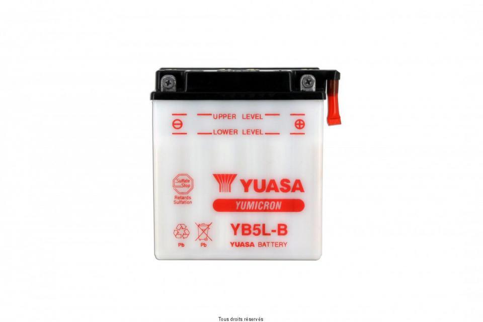 Batterie Yuasa pour Scooter Yamaha 50 Sh Mint 1993 à 1995 YB5L-B / 12V 1.6Ah Neuf