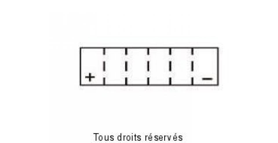 Batterie Yuasa pour Moto Hyosung 125 Rx Sm 2006 à 2011 Neuf