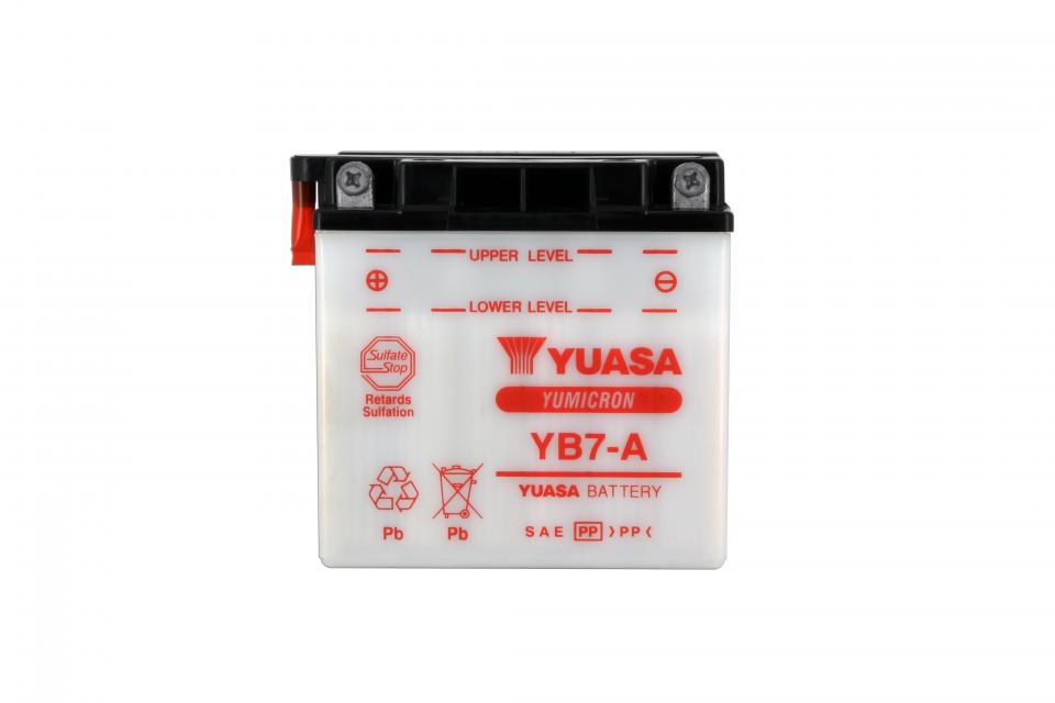 Batterie Yuasa pour Scooter Piaggio 150 Skipper 2T Lx 1998 à 1999 YB7-A / 12V 8Ah Neuf