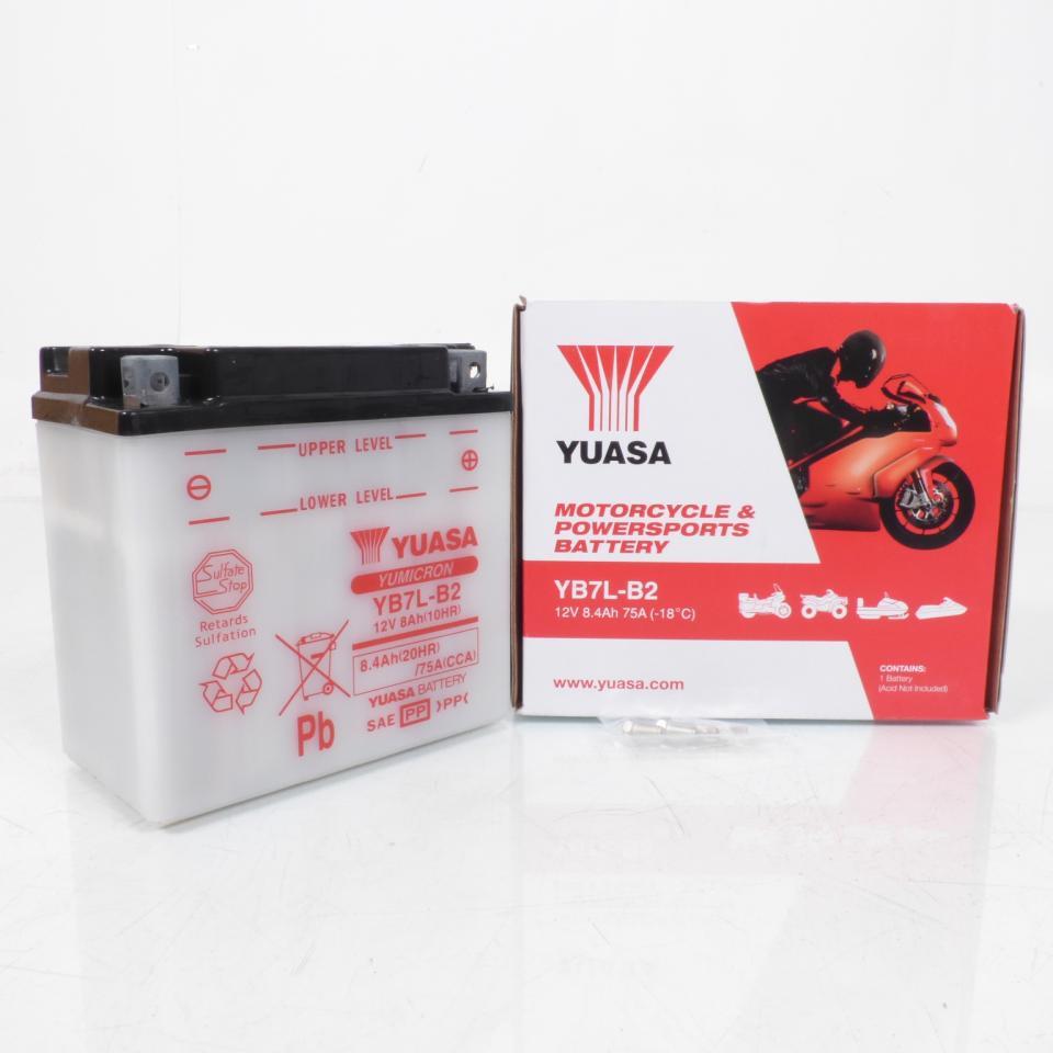 Batterie Yuasa pour Scooter Peugeot 50 Elystar 2 - Etrier Hengtong 2008 à 2014 Neuf