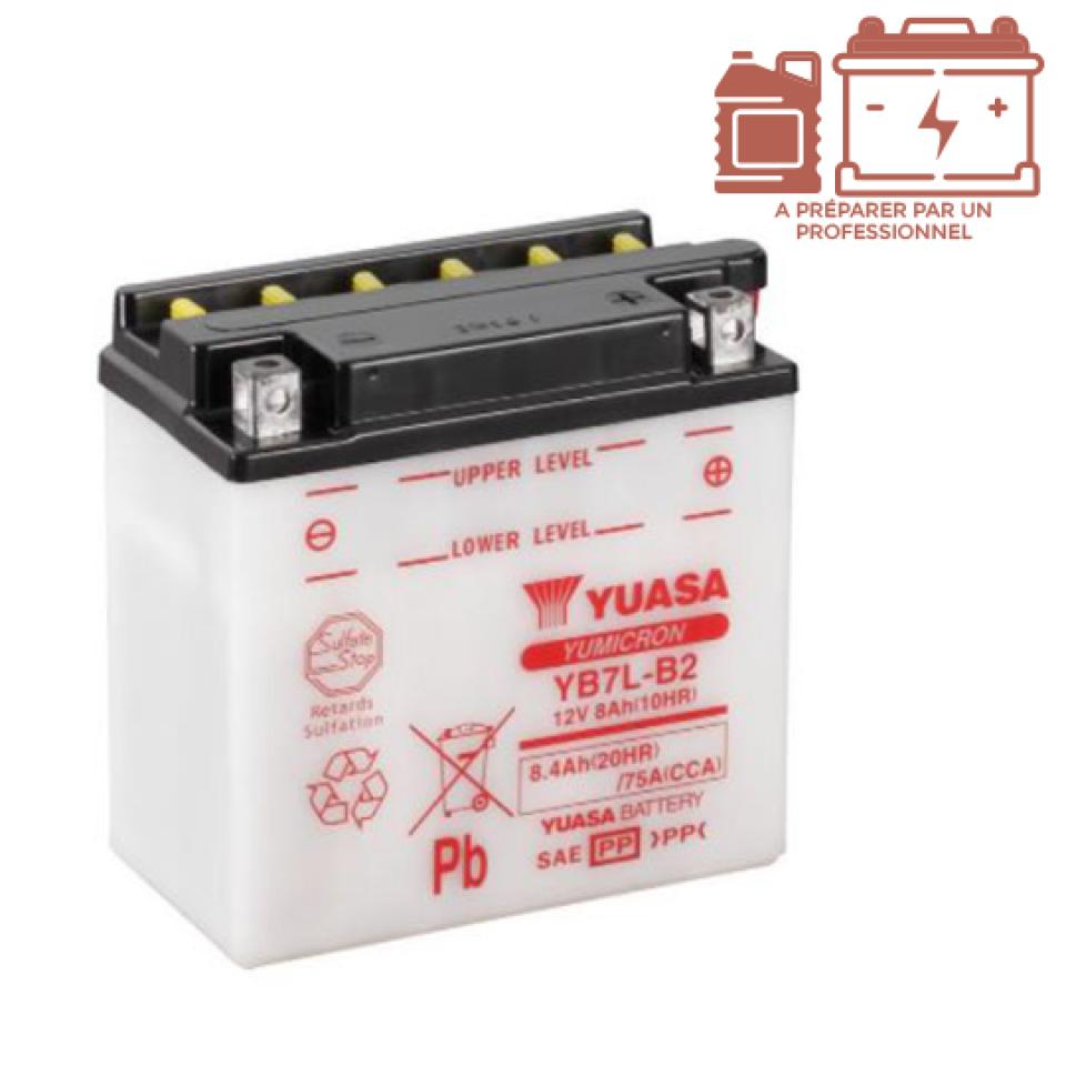 Batterie Yuasa pour Scooter Peugeot 50 Elystar 2 - Etrier Hengtong 2008 à 2014 Neuf