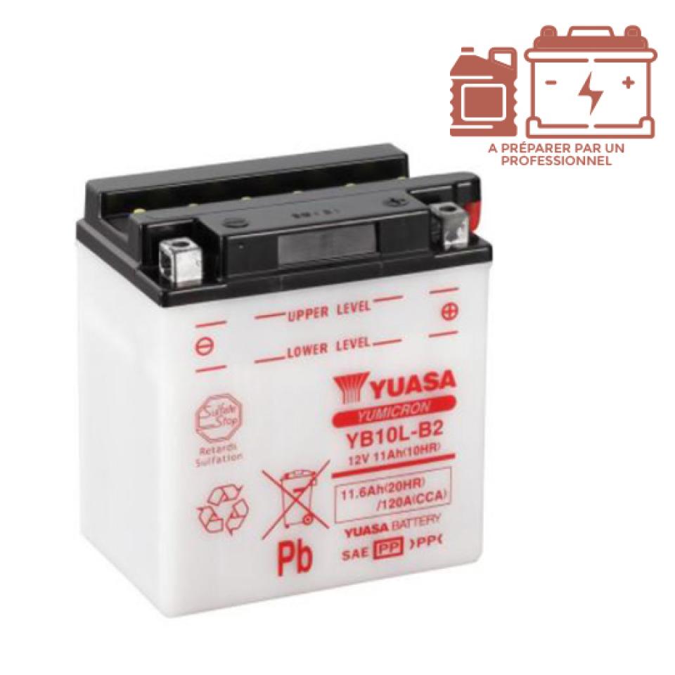 Batterie Yuasa pour Scooter Piaggio 125 Hexagon Lx Lxt 1998 à 1999 YB10L-B2 / 12V 11Ah Neuf