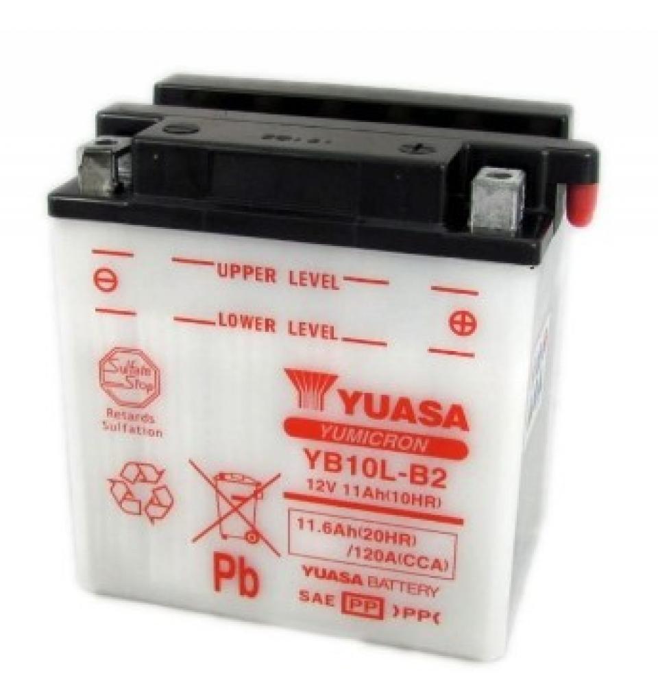 Batterie Yuasa pour Scooter Piaggio 125 Hexagon Lx Lxt 1998 à 1999 YB10L-B2 / 12V 11Ah Neuf