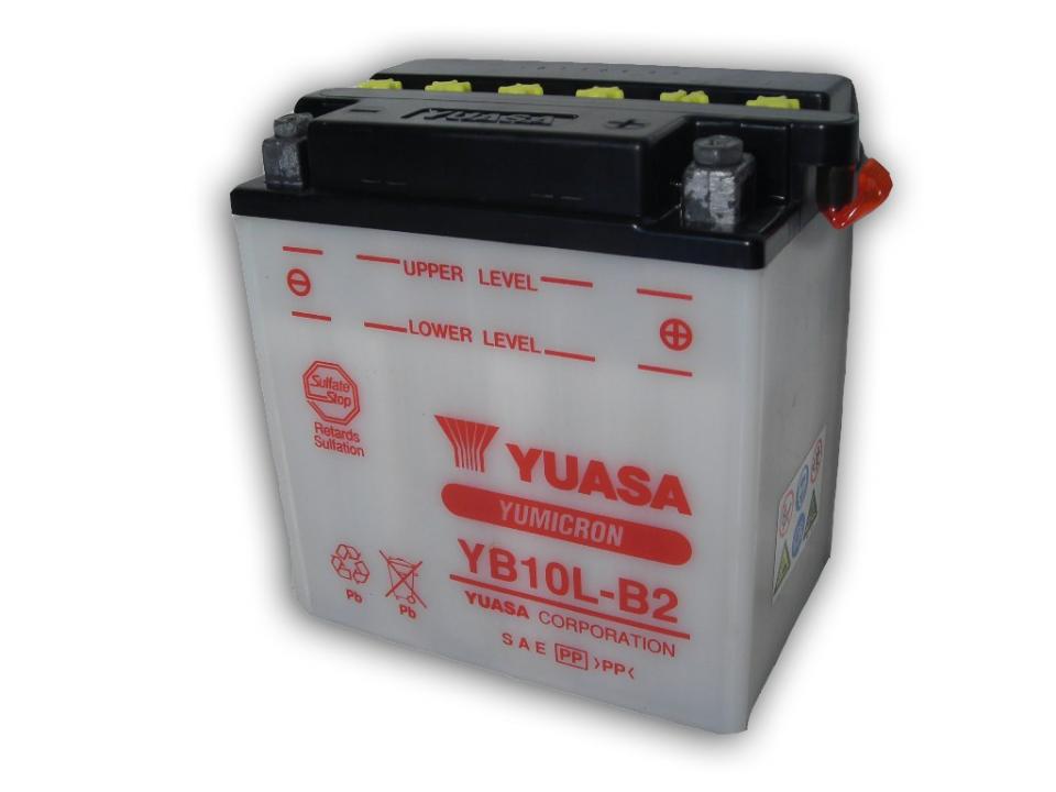 Batterie Yuasa pour Scooter Piaggio 125 X9 Evolution 2003 à 2005 YB10L-B2 / 12V 11Ah Neuf