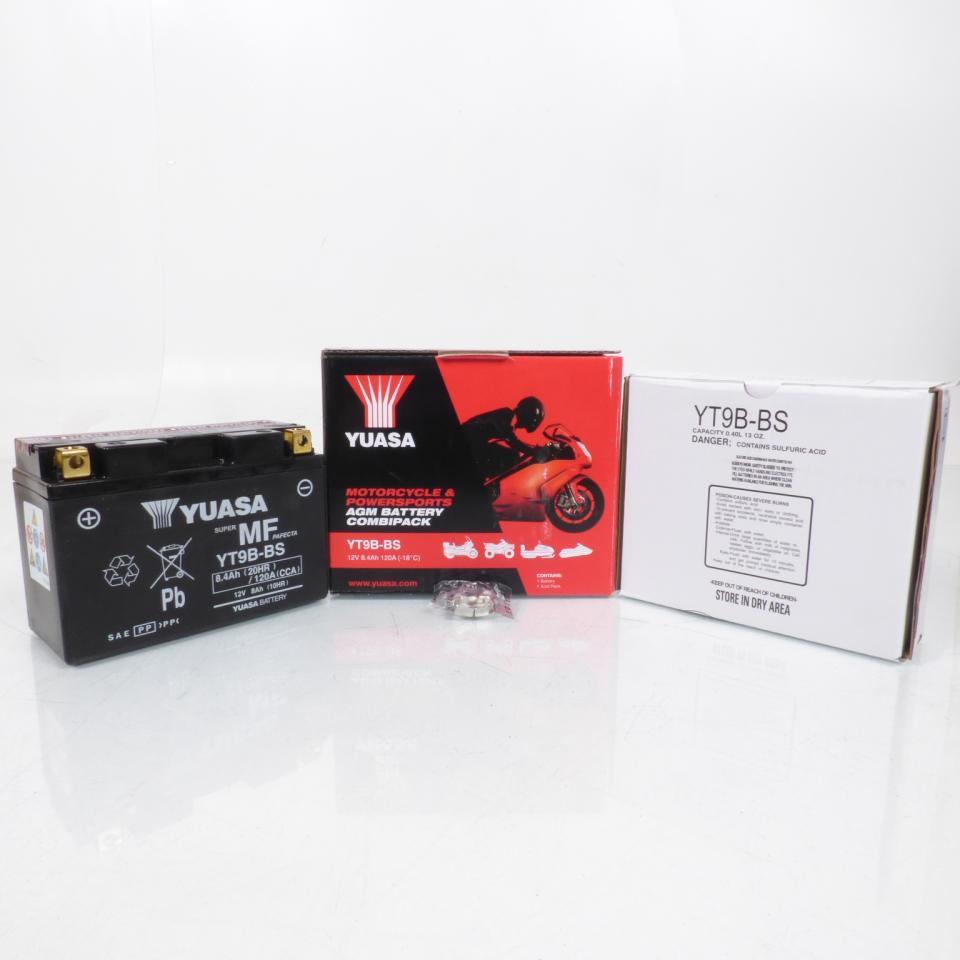 Batterie Yuasa pour Maxi Scooter Yamaha 500 Xp T-Max 2001 à 2003 YT9B-BS / 12V 8Ah Neuf