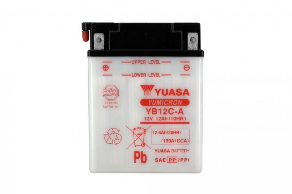 Batterie Yuasa pour Quad Yamaha 125 YFM Grizzly 2004 à 2013 YB12C-A / 12V 12Ah Neuf