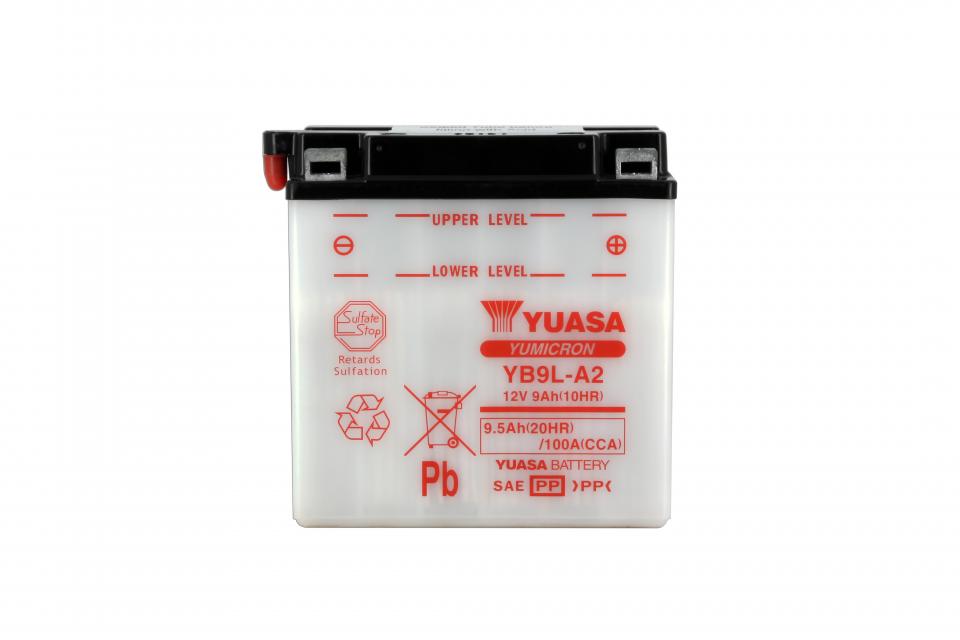 Batterie Yuasa pour scooter Derbi 125 Boulevard 2002 à 2020 YB9L-A2 12V 9Ah Neuf