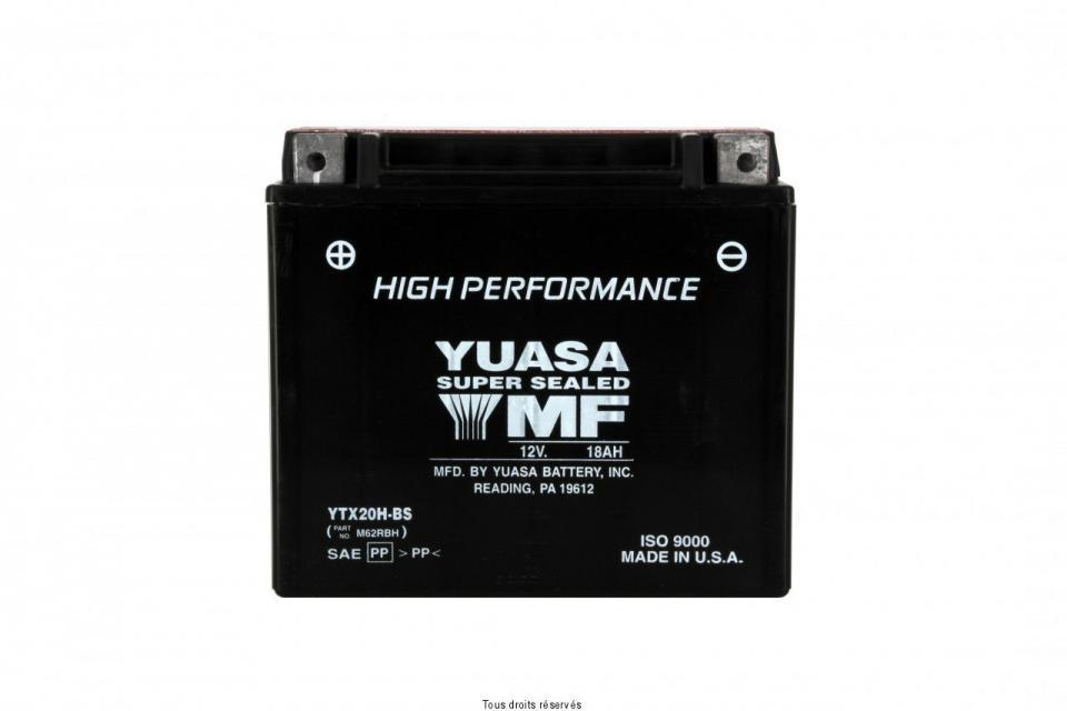 Batterie Yuasa pour Quad Arctic cat 1000 Mudpro I Ltd 2012 à 2015 YTX20H-BS / 12V 18Ah Neuf