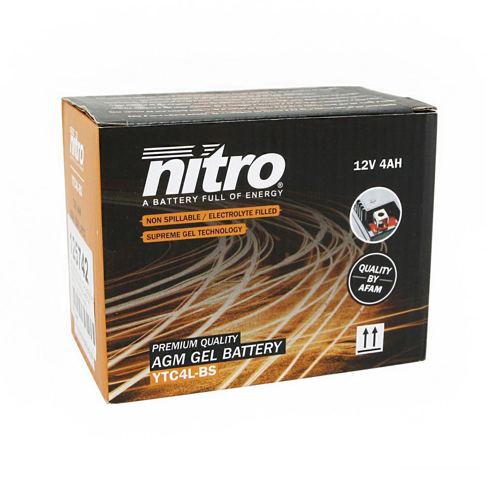 Batterie Nitro pour Scooter Aprilia 50 Mojito 2006 à 2010 Neuf