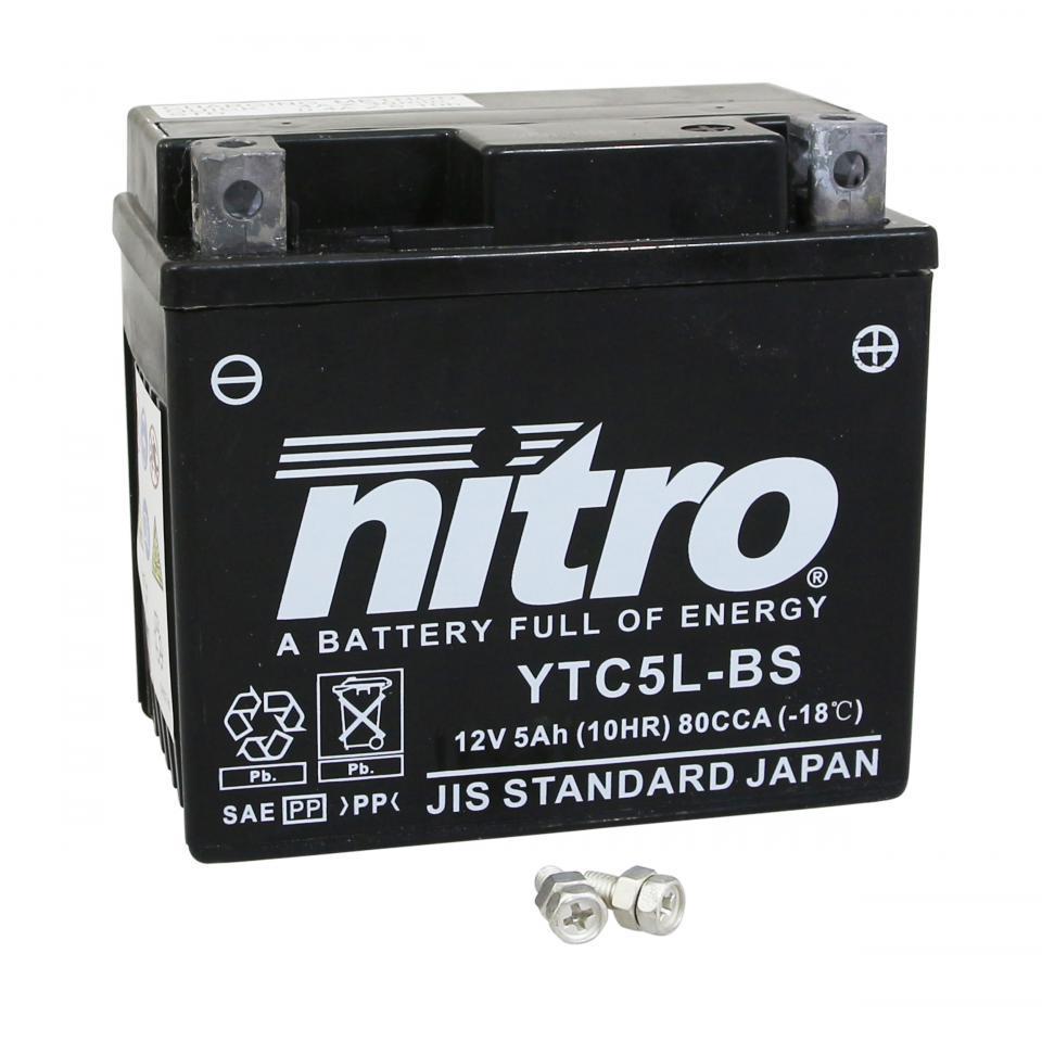 Batterie Nitro pour Scooter Sym 50 Orbit Ii 2012 à 2015 Neuf