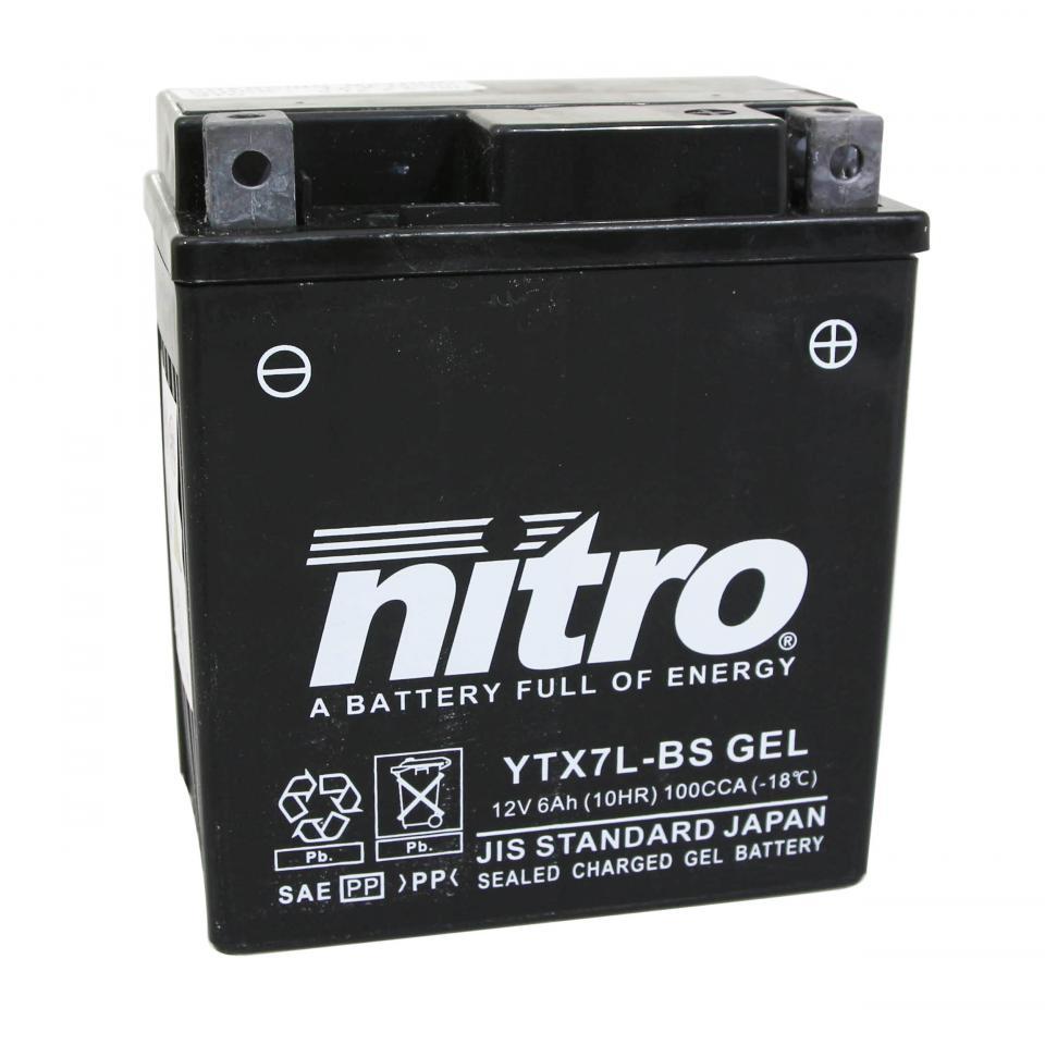 Batterie Nitro pour Scooter Honda 110 Nhx Lead 2008 à 2011 Neuf