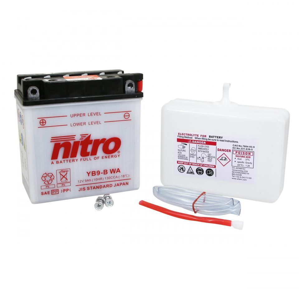 Batterie Nitro pour Moto Honda 125 Cb Td 1982 à 2020 Neuf