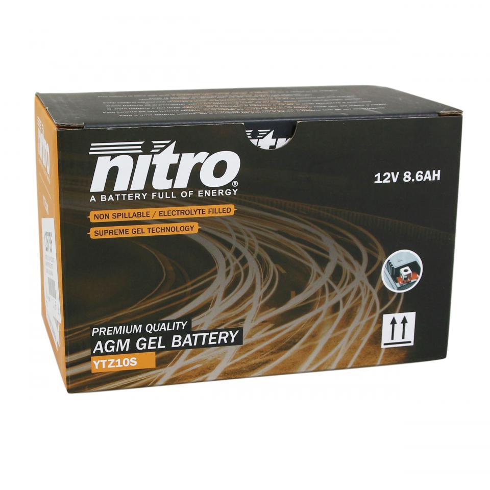 Batterie Nitro pour Moto Yamaha 400 XVS Dragstar Après 2010 Neuf