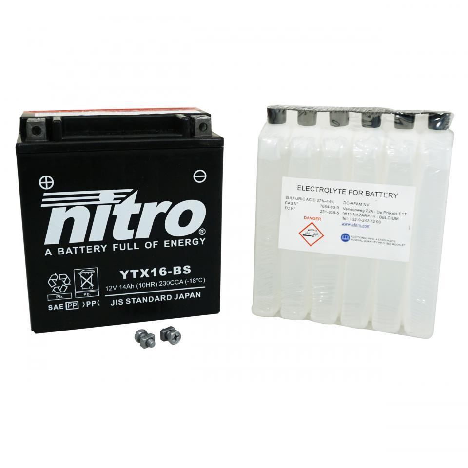 Batterie Nitro pour Scooter Piaggio 400 MP3 2007 à 2020 Neuf
