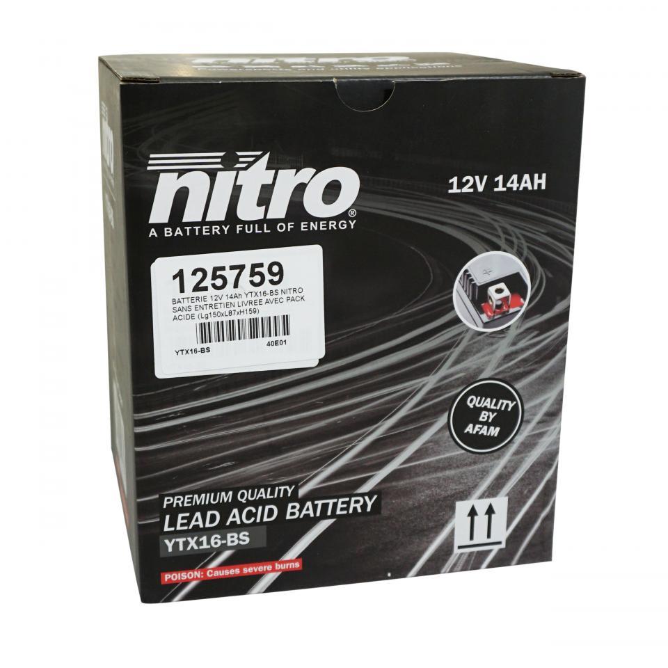 Batterie Nitro pour Auto Piaggio Après 2007 Neuf