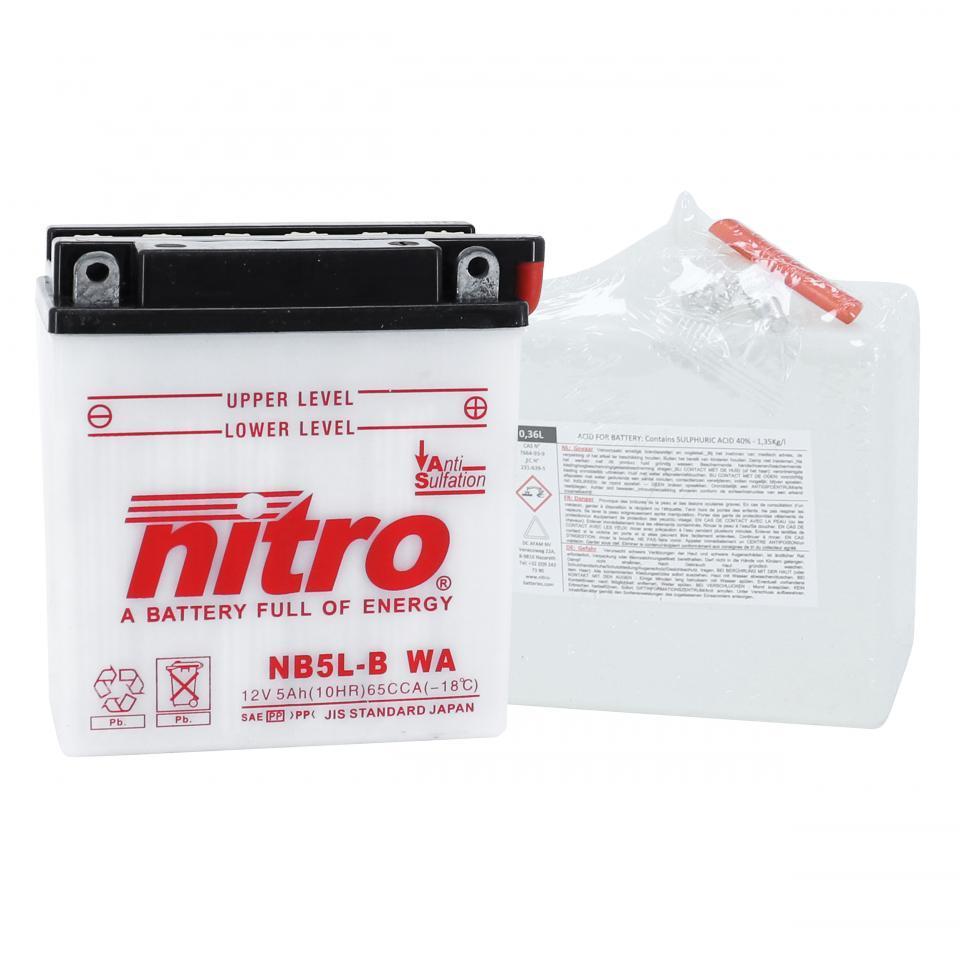 Batterie Nitro pour Moto Yamaha 125 TZR 1987 à 2020 Neuf