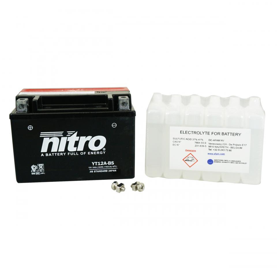 Batterie Nitro pour Moto Suzuki 650 SV 2003 à 2010 Neuf