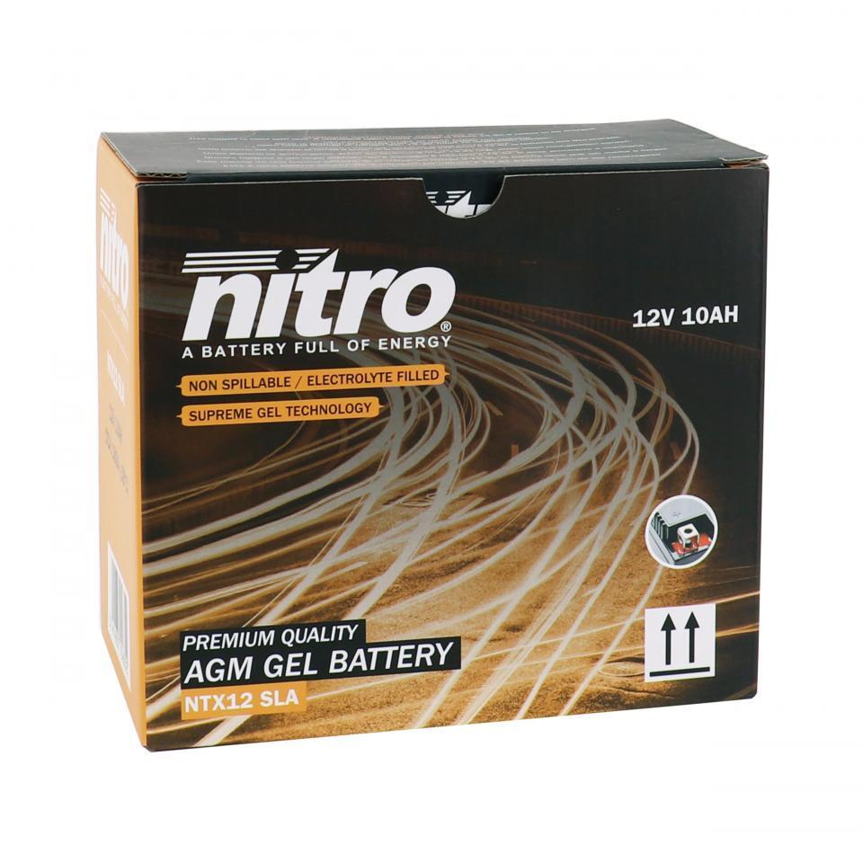 Batterie Nitro pour Scooter Aprilia 500 Atlantic 2001 à 2002 Neuf