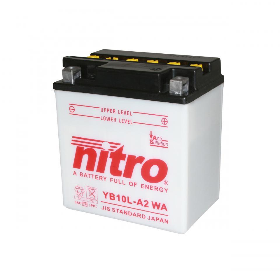 Batterie Nitro pour Moto Yamaha 250 Xv-Virago 1989 à 2003 Neuf