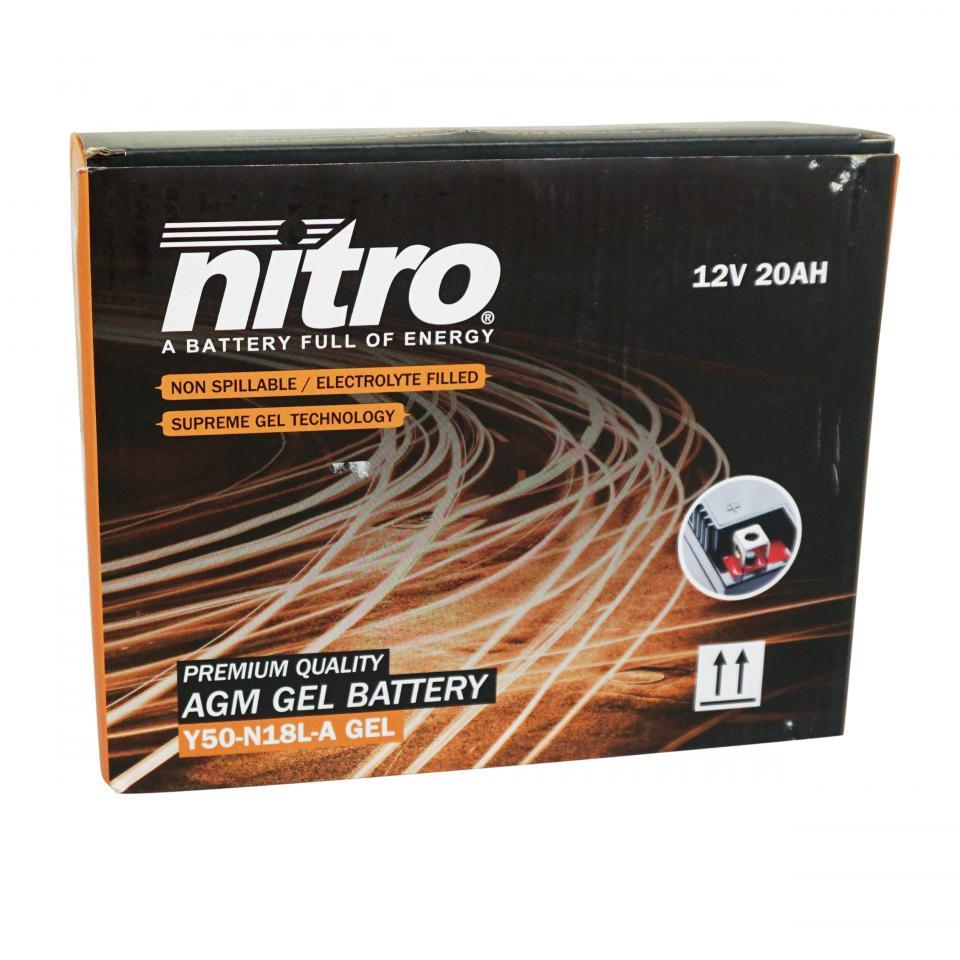 Batterie Nitro pour Moto Honda 1200 GL Goldwing 1984 à 1987 Neuf