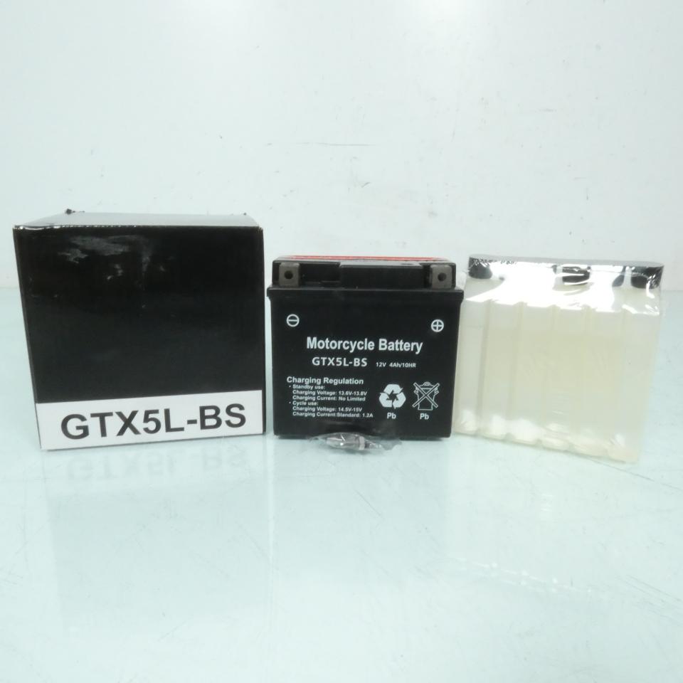 Batterie Motorcycle Battery pour Yamaha 50 YW ZUMA 2T YTX5L-BS 12V 4Ah Neuf