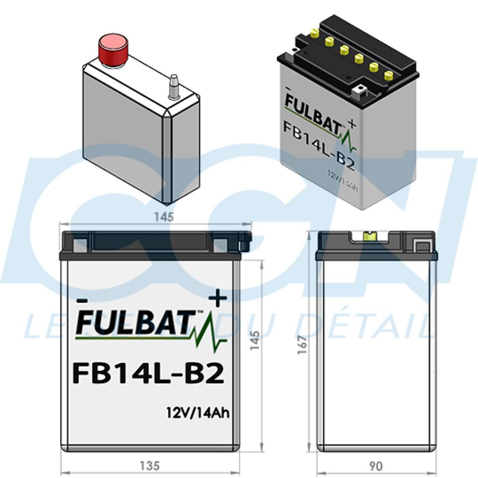 Batterie Fulbat pour Auto Neuf