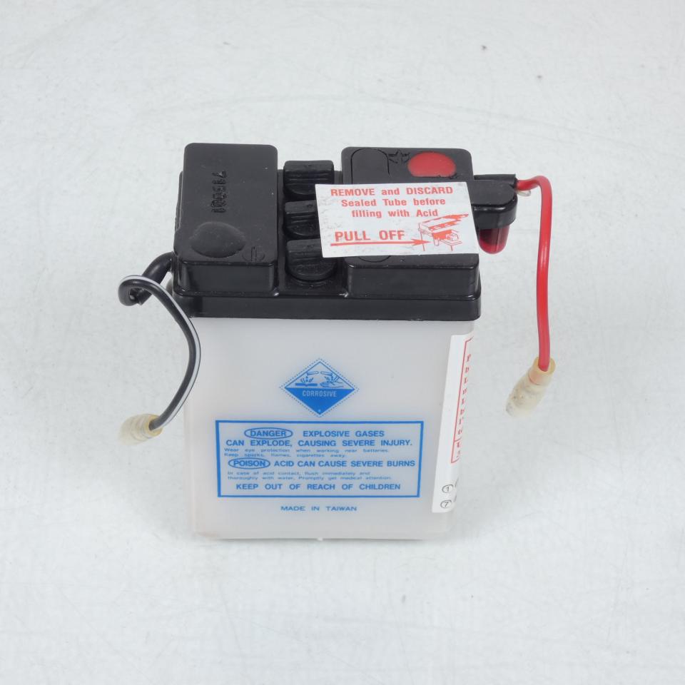 Batterie 6N2-2A-4 6V Plomb President pour moto Yamaha 350 TT 1986 à 1997 Neuf