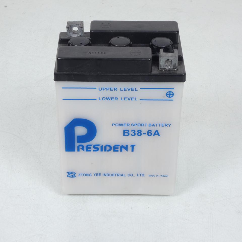 Batterie President pour quad Kawasaki 300 Kfe Green 1995 à 2000 B38-6A 6V 18Ah
