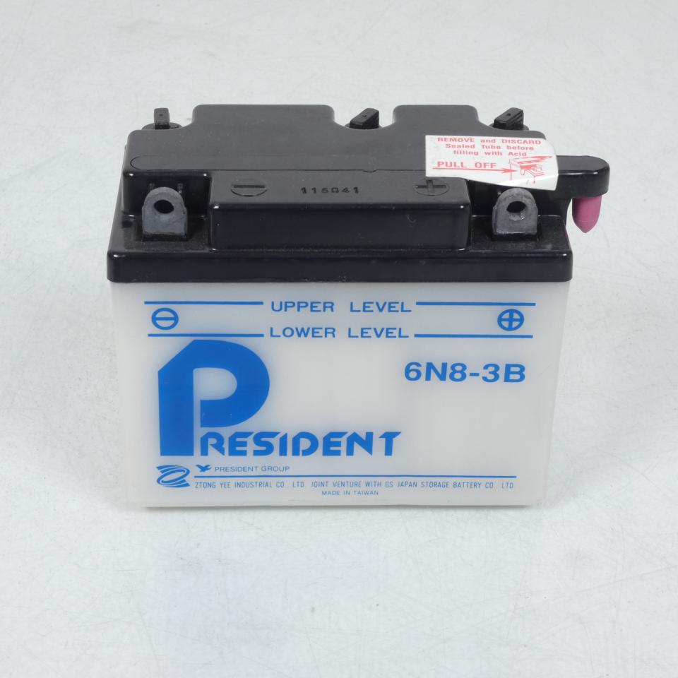 Batterie President pour moto Quad 6N8-3B / 6V / Plomb Neuf