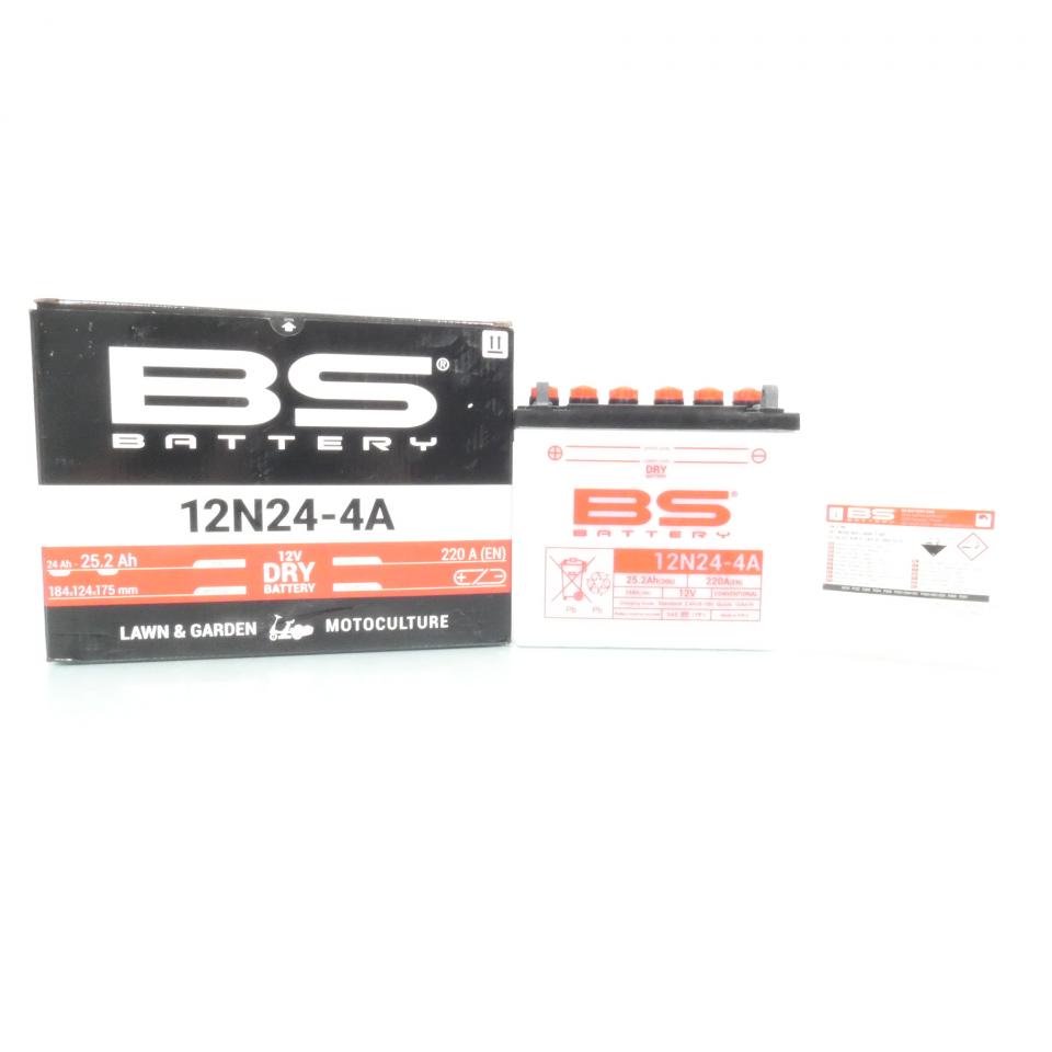 Batterie BS Battery pour deux roues 12N24-4A / 12V 24Ah Neuf