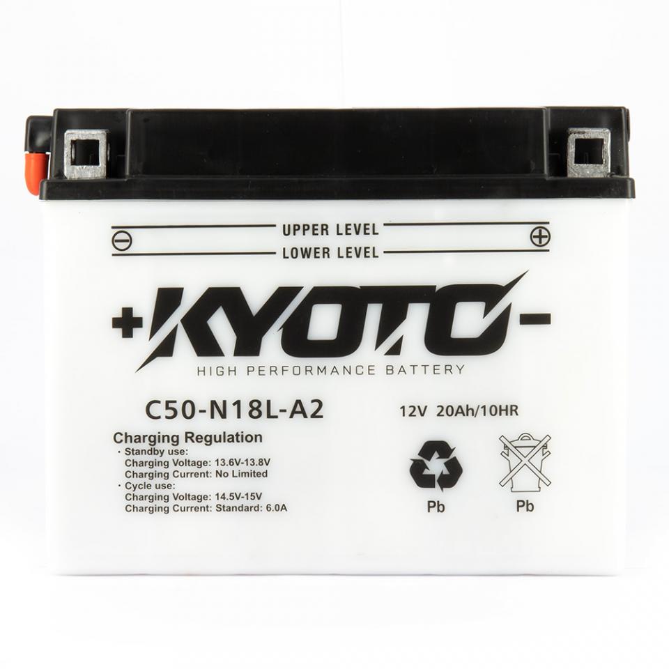 Batterie Kyoto pour Moto Kawasaki 1300 Z 1980 à 1983 Y50-N18L-A2 / 12V 20Ah Neuf