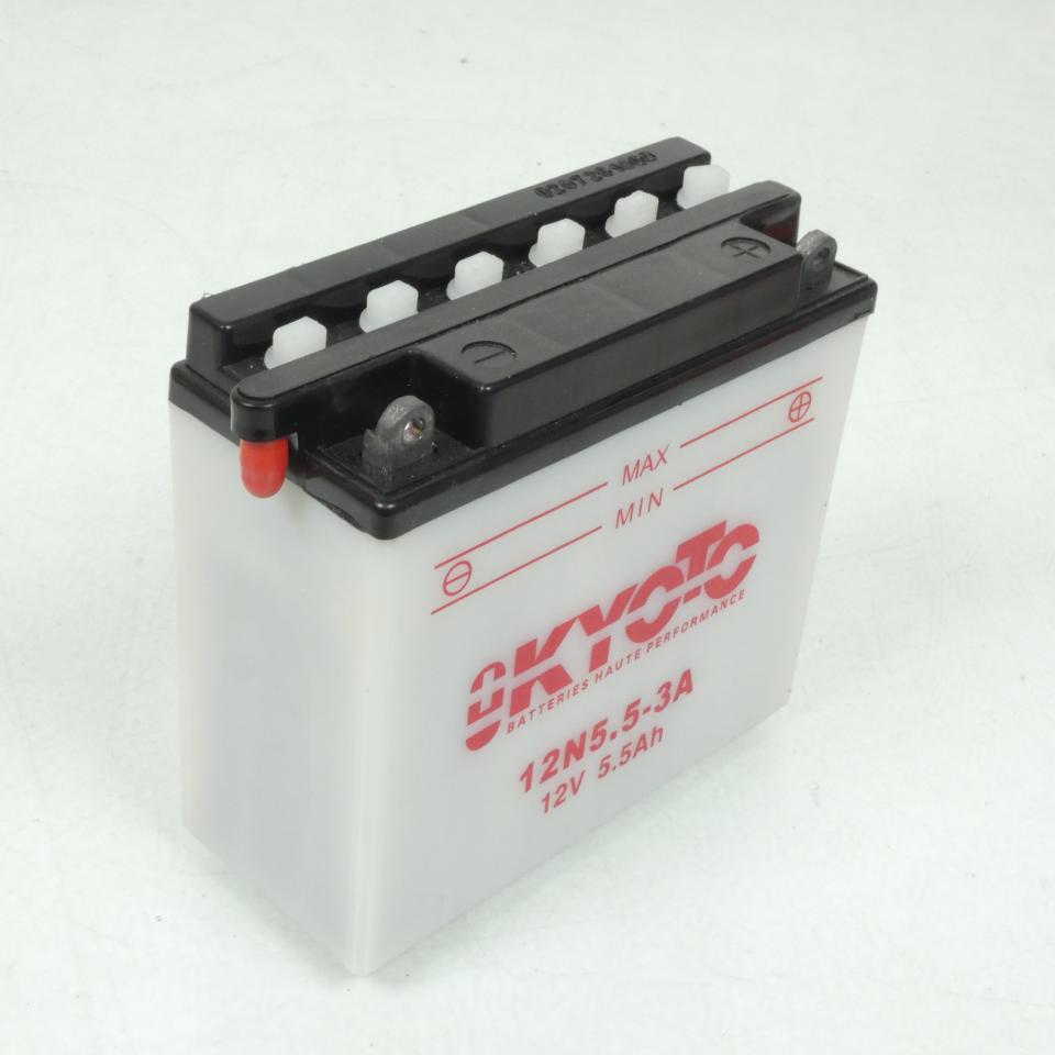 Batterie Kyoto pour moto 12N5.5-3A / 12V 5.5Ah Neuf en destockage