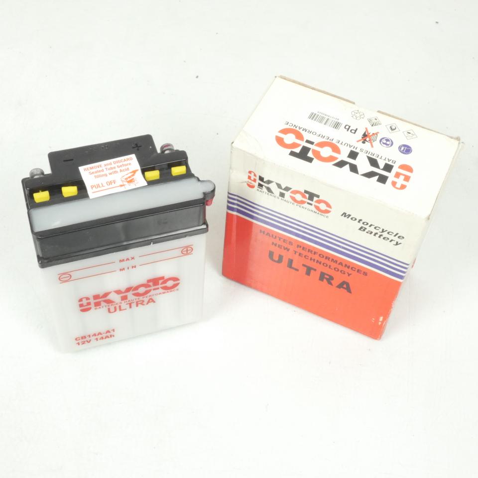 Batterie Kyoto pour Quad Yamaha 350 Yfm Wb Big Bear 1996 à 1999 YB14A-A1 / 12V 14Ah Neuf en destockage