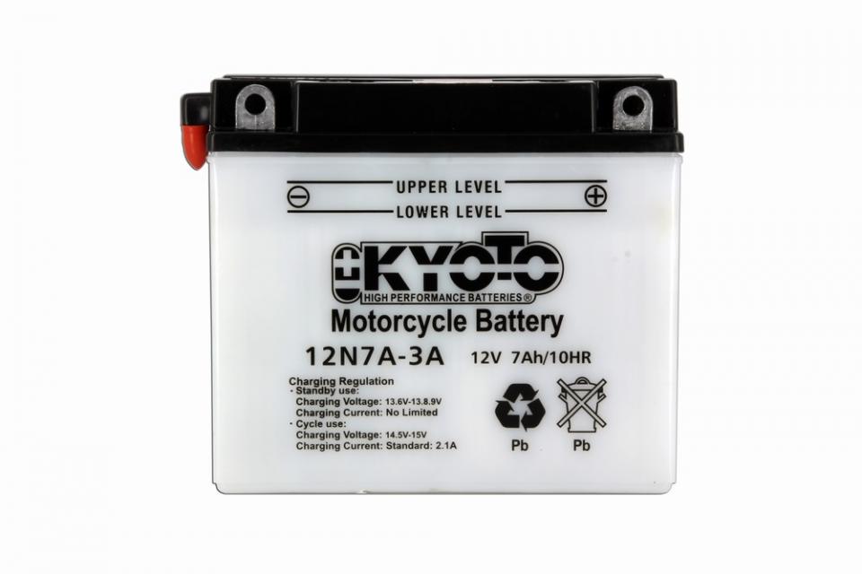 Batterie Kyoto pour Moto Kymco 125 Sector 1999 à 2003 13N7A-3A / 12V 7Ah Neuf en destockage