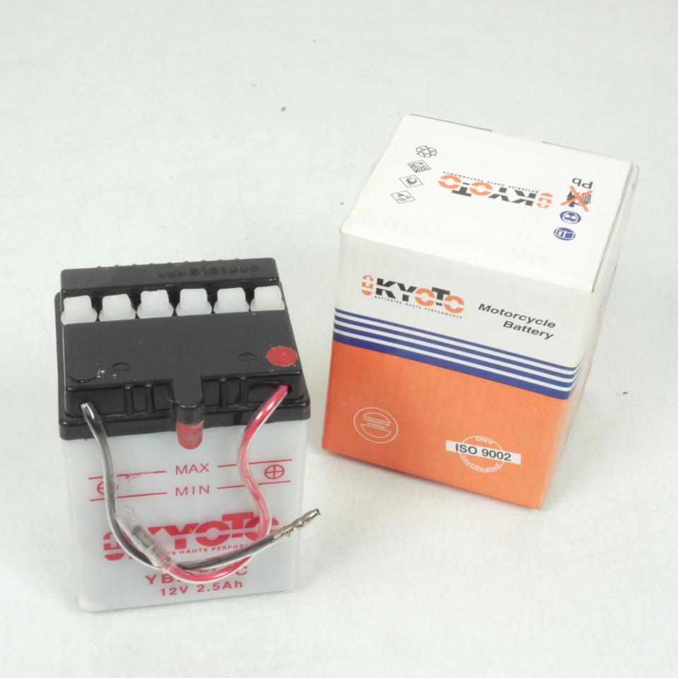 Batterie Kyoto pour Moto Honda 125 CG 1985 à 1997 YB2.5L-C / 12V 2.5Ah Neuf en destockage