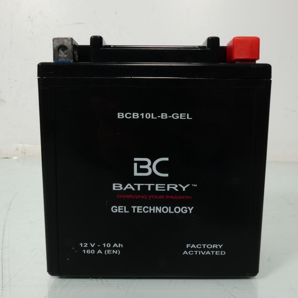 Batterie BC Battery pour moto Suzuki 125 K 1991 à 2020 YB10L-B / 12V 10Ah Neuf
